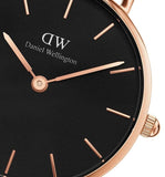 Daniel Wellington Petite Cornwall Black Dial Black Nylon Strap Watch for Women - DW00100247 Buy Now By Daniel Wellington