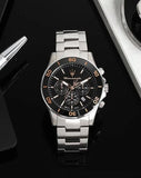 Maserati Competizione Chronograph Black Dial Silver Steel Strap Watch For Men - R8873600003 Buy Now By Maserati