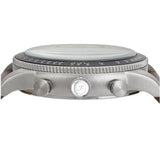 Fossil Sport Tourer Chronograph White Dial Brown Leather Strap Watch for Men - FS6042 Buy Now By Fossil