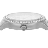 Michael Kors Sage Three-Hand White Dial Silver Steel Strap Watch for Women - MK4807 Buy Now By Michael Kors