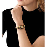 Michael Kors Chain Lock Analog Silver Dial Two Tone Steel Strap Watch for Women - MK4808 Buy Now By Michael Kors