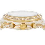 Michael Kors Runway Pavé Chronograph White Dial White Acetate Strap Watch for Women - MK7476 Buy Now By Michael Kors