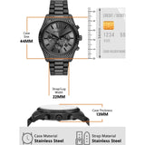 Michael Kors Lexington Chronograph Black Dial Black Steel Strap Watch for Men - MK9154 Buy Now By Michael Kors