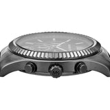 Michael Kors Lexington Chronograph Black Dial Black Steel Strap Watch for Men - MK9154 Buy Now By Michael Kors