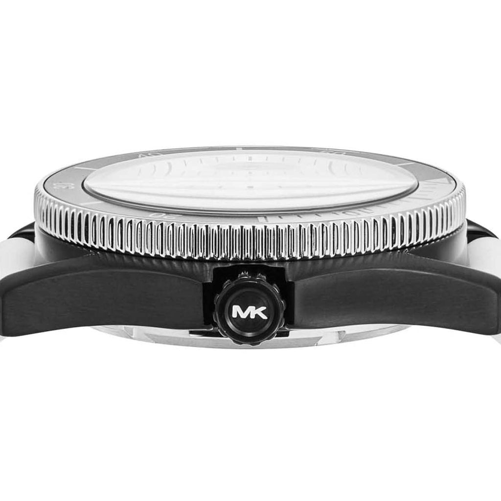 Michael Kors Maritime Analog White Dial White Silicone Strap Watch for Men - MK9159 Buy Now By Michael Kors