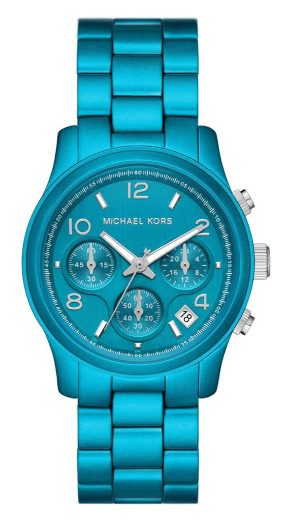 Michael Kors Runway Limited Edition Blue Dial Blue Steel Strap Watch for Women - MK7479LE Buy Now By Michael Kors