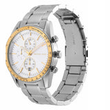 Michael Kors Accelerator Chronograph White Dial Silver Steel Strap Watch For Men - MK9112 Buy Now By Michael Kors