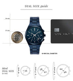 Michael Kors Lennox Chronograph Blue Dial Blue Steel Strap Watch For Women - MK9147 Buy Now By Michael Kors