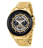 Maserati Traguardo Skeleton Black Dial Gold Steel Strap Watch For Men - R8873612058 Buy Now By Maserati