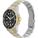 Fossil Blue Dive Three Hand Black Dial Two Tone Steel Strap Watch For Women - ES5349 Buy Now By Fossil