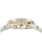 Salvatore Ferragamo 1927 Chrono Silver Dial Two Tone Steel Strap Watch for Men - SFKZ00523 Buy Now By Salvatore Ferragamo