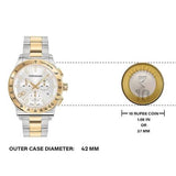 Salvatore Ferragamo 1927 Chrono Silver Dial Two Tone Steel Strap Watch for Men - SFKZ00523 Buy Now By Salvatore Ferragamo