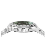 Salvatore Ferragamo 1927 Chrono Green Dial Silver Steel Strap Watch for Men - SFKZ00423 Buy Now By Salvatore Ferragamo