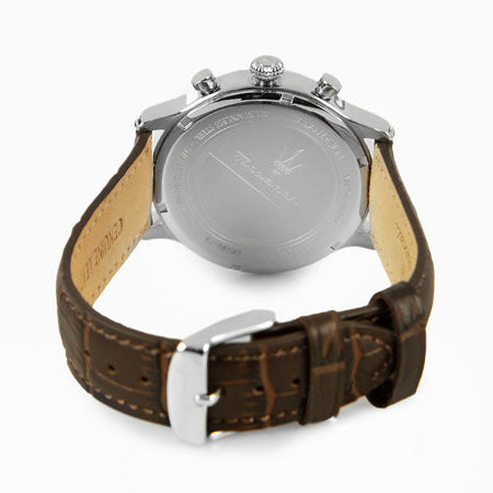 Maserati Epoca Chronograph Blue Dial Brown Leather Strap Watch For Men - R8871618014 Buy Now By Maserati