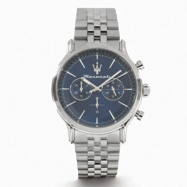 Maserati Epoca Chronograph Blue Dial Silver Steel Strap Watch For Men - R8873618024 Buy Now By Maserati