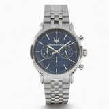 Maserati Epoca Chronograph Blue Dial Silver Steel Strap Watch For Men - R8873618024 Buy Now By Maserati