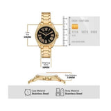 Michael Kors Kacie Analogue Black Dial Gold Steel Strap Watch for Women - MK4852 Buy Now By Michael Kors