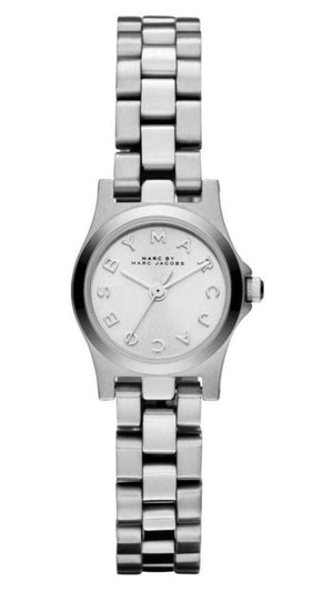 Marc Jacobs Henry Dinky Silver Dial Silver Steel Strap Watch for Women - MBM3198 Buy Now By Marc Jacobs