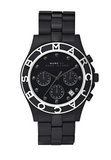 Marc Jacobs Blade Chronograph Black Dial Black Steel Strap Watch for Women - MBM3083 Buy Now By Marc Jacobs
