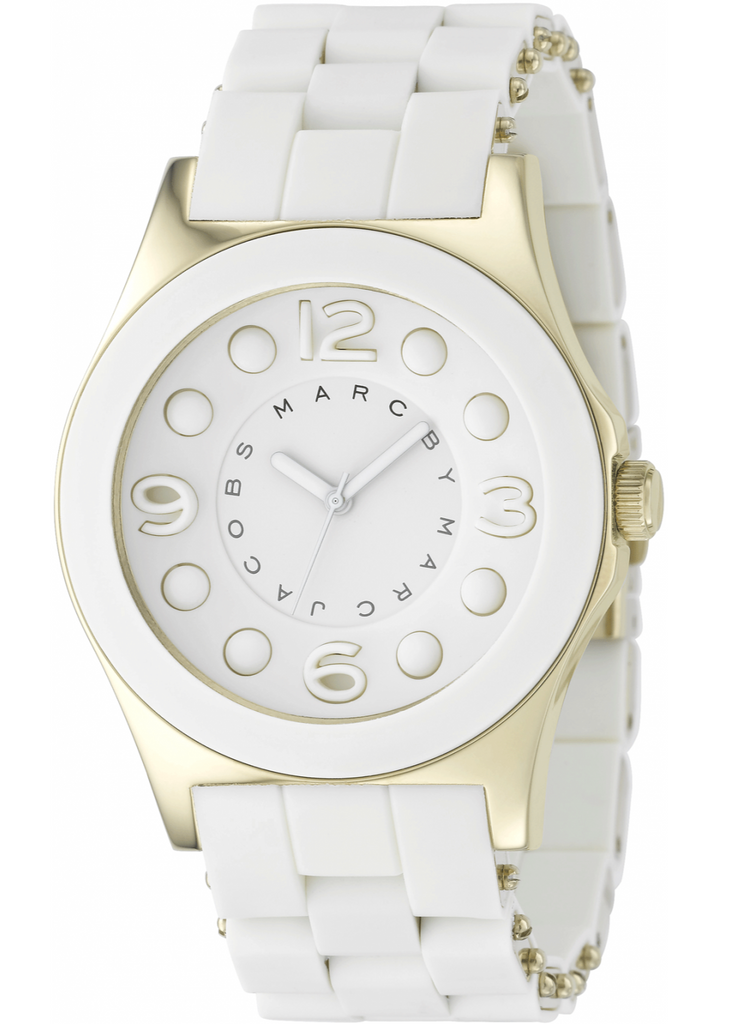 Marc Jacobs Pelly White Dial White Silicone Strap Watch for Women - MBM2526 Buy Now By Marc Jacobs
