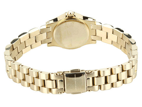 Marc Jacobs Henry Dinky Gold Dial Gold Steel Strap Watch for Women - MBM3199 Buy Now By Marc Jacobs