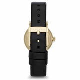 Marc Jacobs Baker Black Dial Black Leather Strap Watch for Women - MBM1273 Buy Now By Marc Jacobs