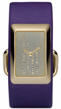 Marc Jacobs Champagne Dial Purple Leather Strap Watch for Women - MBM2044 Buy Now By Marc Jacobs