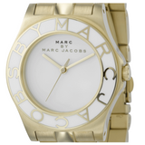 Marc Jacobs Blade White Dial Gold Steel Strap Watch for Women - MBM3050 Buy Now By Marc Jacobs