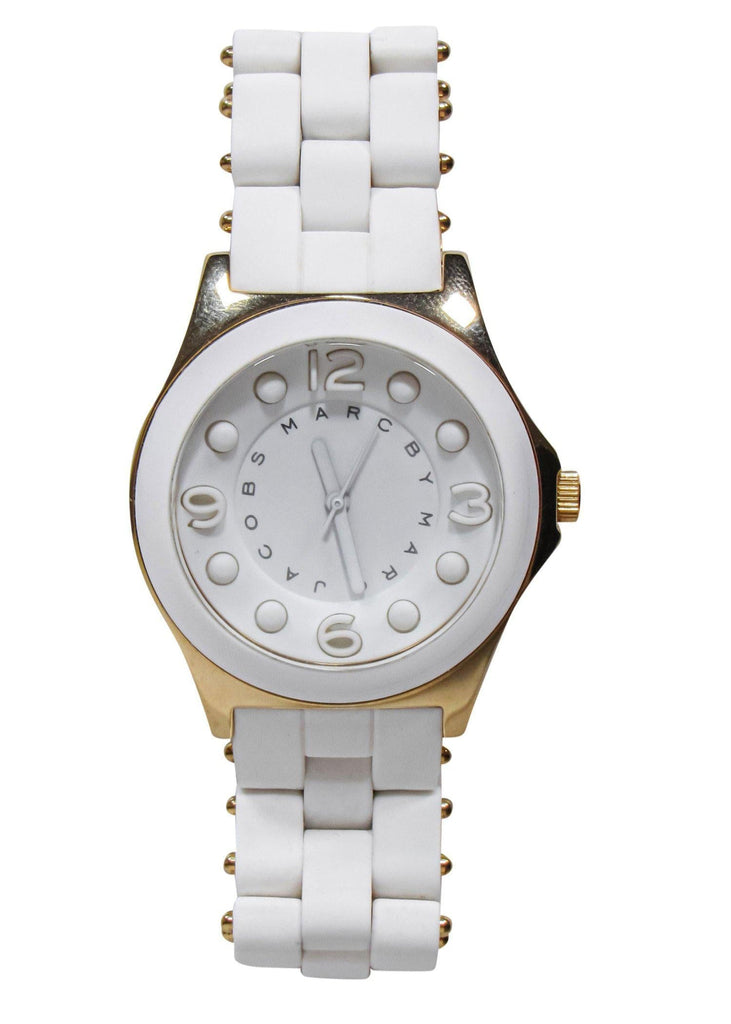 Marc Jacobs Pelly White Dial White Silicone Strap Watch for Women - MBM2526 Buy Now By Marc Jacobs