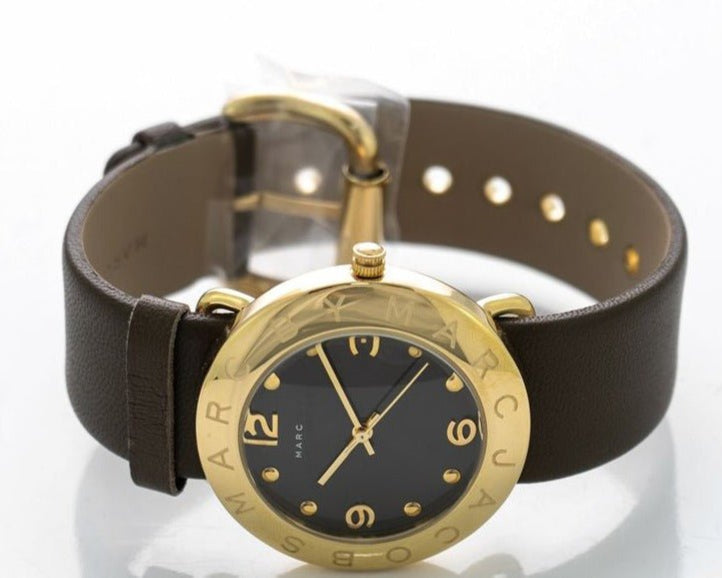 Marc Jacobs Amy Grey Dial Grey Leather Strap Watch for Women - MBM1153 Buy Now By Marc Jacobs