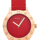 Marc Jacobs Blade Red Dial Red Leather Strap Watch for Women - MBM1204 Buy Now By Marc Jacobs