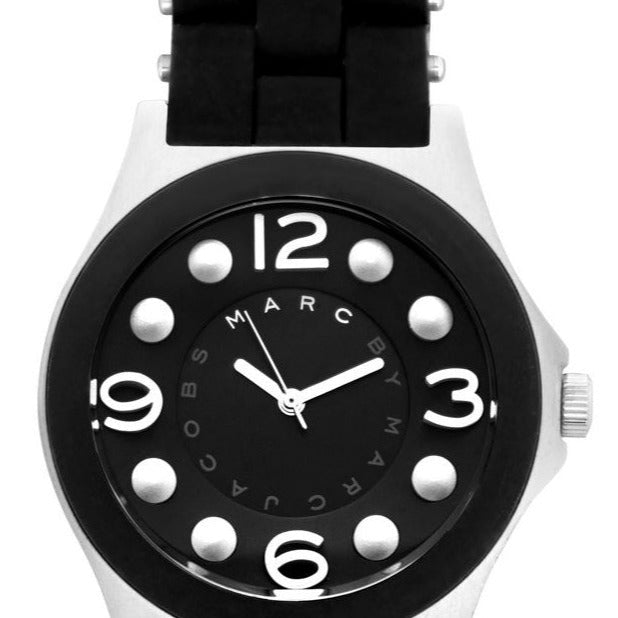Marc Jacobs Pelly Black Dial Black Silicone Strap Watch for Women - MBM2544 Buy Now By Marc Jacobs