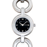 Marc Jacobs Amy Black Dial Silver Steel Strap Watch for Women - MBM3004 Buy Now By Marc Jacobs