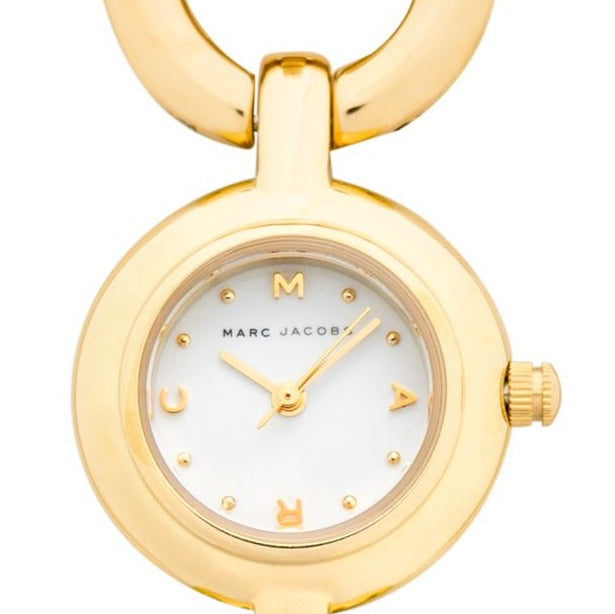 Marc Jacobs Rock White Dial Gold Steel Strap Watch for Women - MBM3005 Buy Now By Marc Jacobs