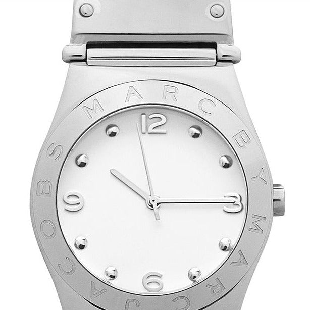 Marc Jacobs White Dial Silver Steel Strap Watch for Women - MBM3030 Buy Now By Marc Jacobs