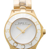 Marc Jacobs Amy White Dial Gold Steel Strap Watch for Women - MBM3051 Buy Now By Marc Jacobs