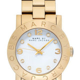 Marc Jacobs Amy White Dial Gold Steel Strap Watch for Women - MBM3056 Buy Now By Marc Jacobs