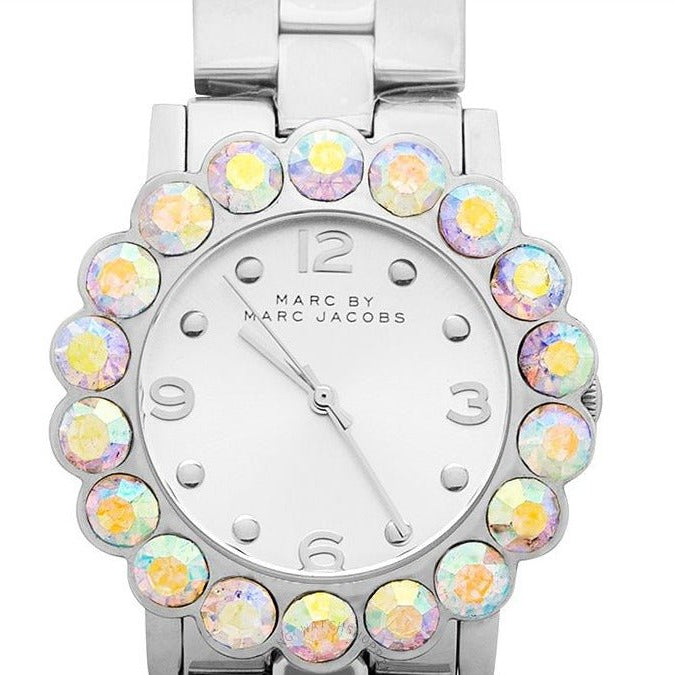 Marc Jacobs Amy Silver Dial Silver Steel Strap Watch for Women - MBM3222 Buy Now By Marc Jacobs