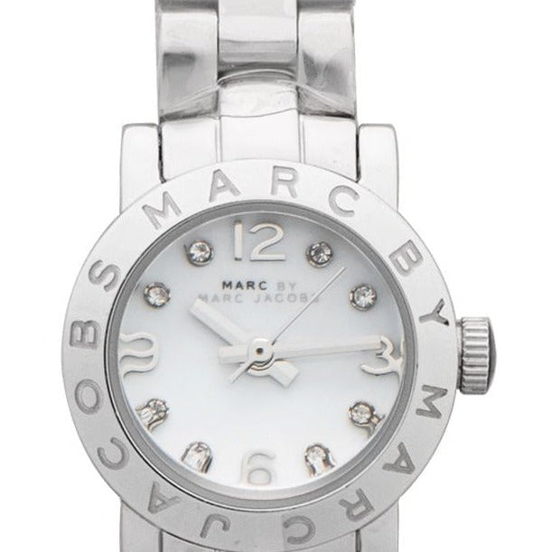 Marc Jacobs Amy White Dial Silver Steel Strap Watch for Women - MBM8611 Buy Now By Marc Jacobs