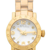 Marc Jacobs Amy Dinky White Dial Gold Steel Strap Watch for Women - MBM3226 Buy Now By Marc Jacobs