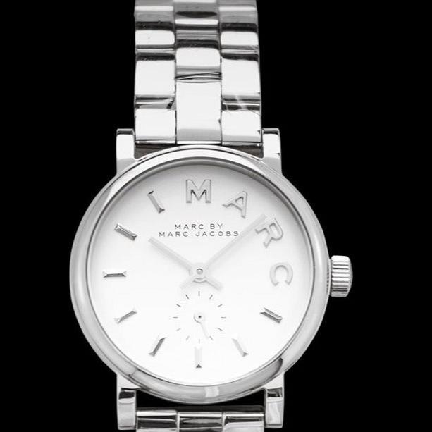 Marc Jacobs Baker White Dial Silver Steel Strap Watch for Women - MBM3246 Buy Now By Marc Jacobs