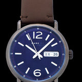 Marc Jacobs Fergus Blue Dial Brown Leather Strap Watch for Men - MBM5078 Buy Now By Marc Jacobs