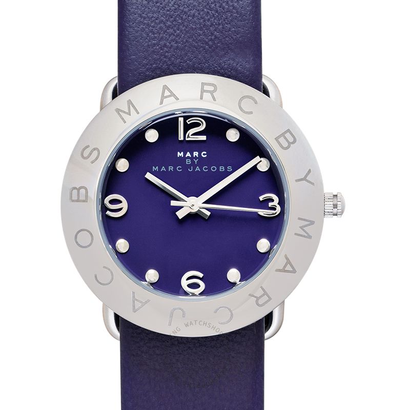 Marc Jacobs Marc Purple Dial Purple Leather Strap Watch for Women - MBM8530 Buy Now By Marc Jacobs