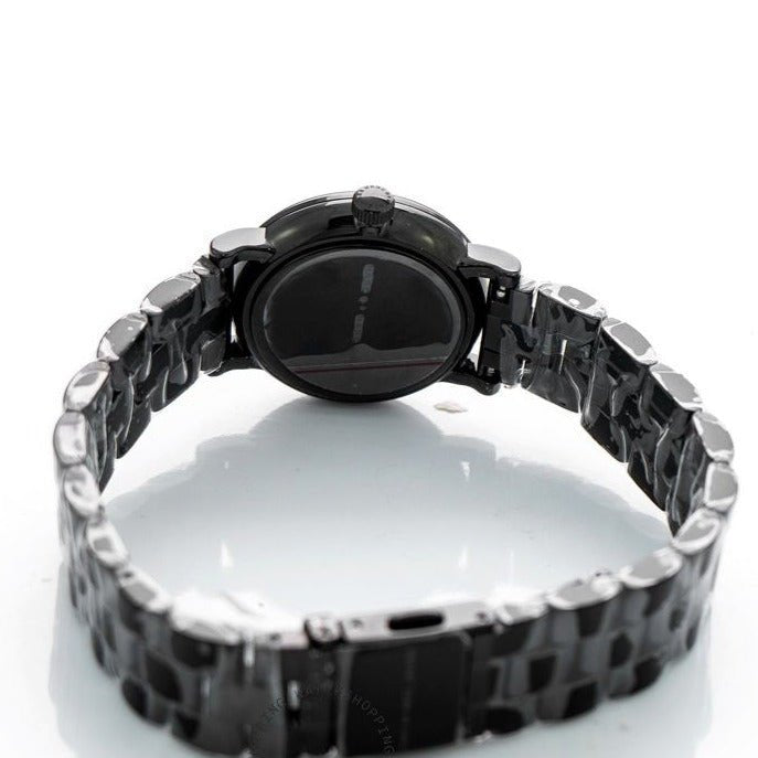 Marc Jacobs Marc Black Dial Black Steel Strap Watch for Women - MBM8673 Buy Now By Marc Jacobs