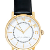 Marc Jacobs Roxy White Dial Black Leather Strap Watch for Women - MJ1532 Buy Now By Marc Jacobs