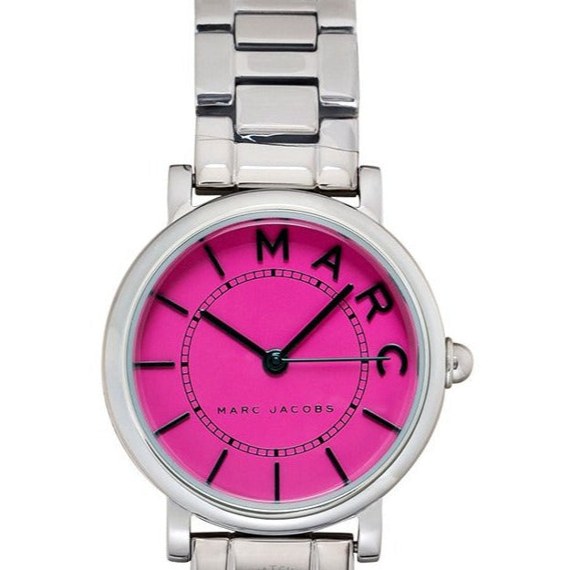 Marc Jacobs Roxy Pink Dial Silver Steel Strap Watch for Women - MJ3528 Buy Now By Marc Jacobs