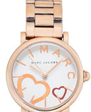 Marc Jacobs Classic White Dial Rose Gold Steel Strap Watch for Women - MJ3592 Buy Now By Marc Jacobs