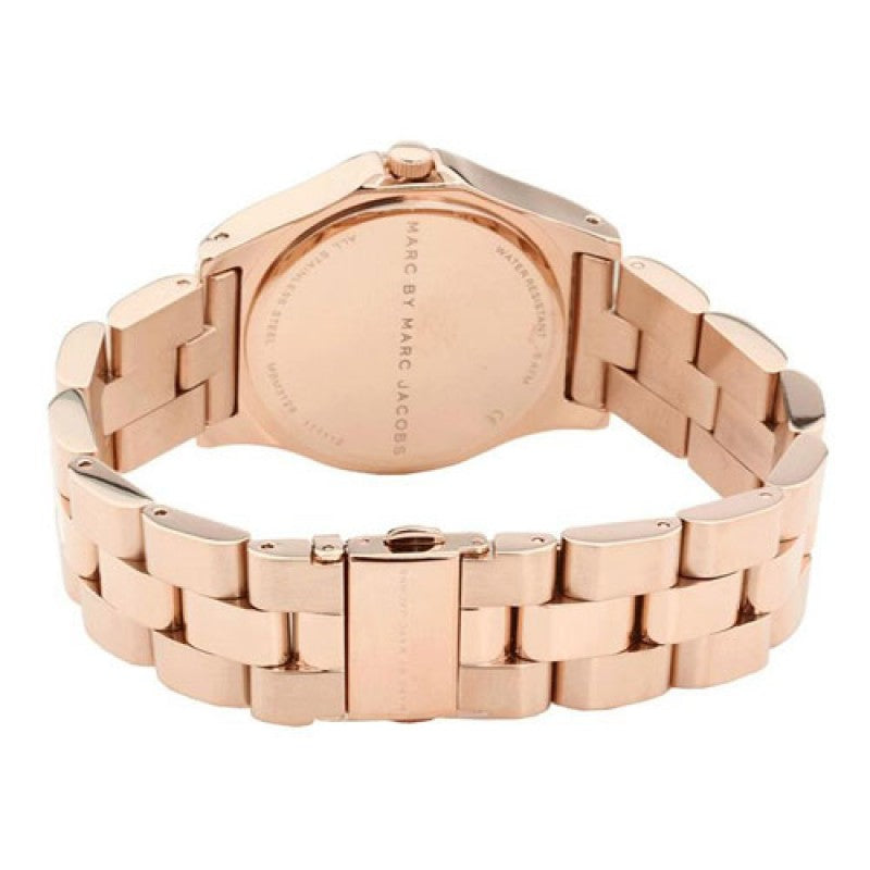 Marc Jacobs Blade Rose Gold Dial Rose Gold Steel Strap Watch for Women - MBM3127 Buy Now By Marc Jacobs