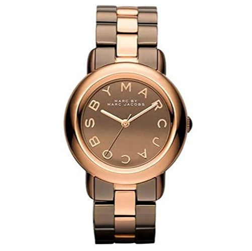 Marc Jacobs Marci Brown Dial Two Tone Steel Strap Watch for Women - MBM3171 Buy Now By Marc Jacobs