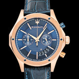 Maserati Circuito Blue Dial Blue Leather Strap Watch For Men - R8871627002 Buy Now By Maserati